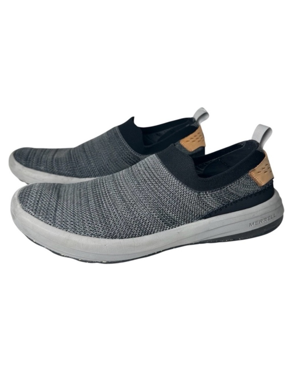 Merrell Shoes Men’s 9 Gridway Moc Vibram Sole Woven Comfort Slip on J97447
